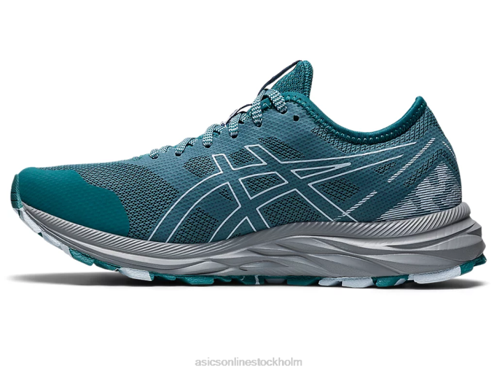Asics gel-excite spår kvinnor D6D02851 dimmig tall/mjuk himmel