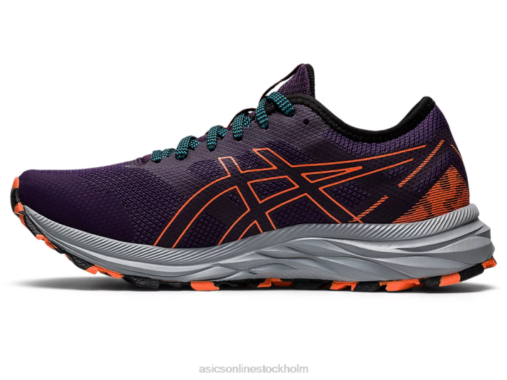 Asics gel-excite spår kvinnor D6D02857 nattskugga/nova orange