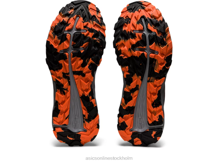 Asics gel-excite spår kvinnor D6D02857 nattskugga/nova orange