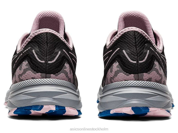 Asics gel-excite spår kvinnor D6D03541 svart/knappt rosa