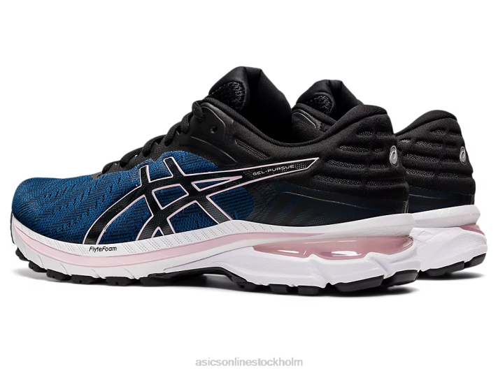 Asics gel-förfölja 7 kvinnor D6D02963 mako blå/svart