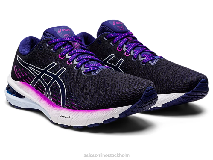 Asics gel-förfölja 8 kvinnor D6D02603 dyk blå/mjuk himmel