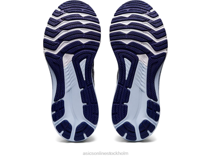 Asics gel-förfölja 8 kvinnor D6D02603 dyk blå/mjuk himmel