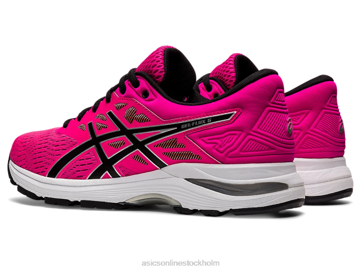 Asics gel-flux 5 kvinnor D6D02664 rosa glo/svart