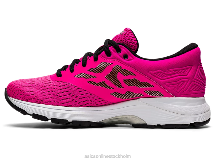 Asics gel-flux 5 kvinnor D6D02664 rosa glo/svart