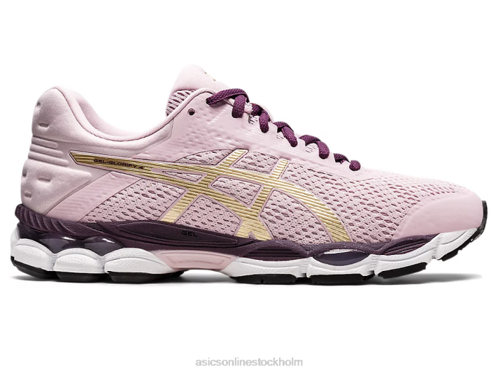 Asics gel-glorify 4 kvinnor D6D03884 knappt ros/champagne