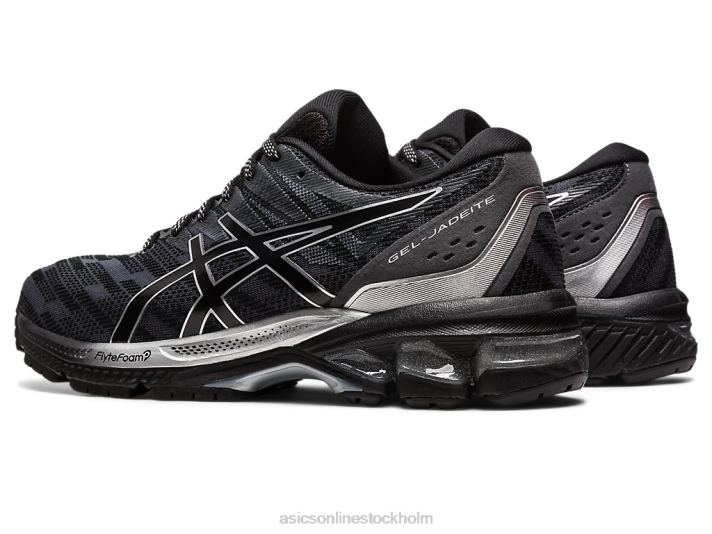Asics gel-jadeit kvinnor D6D02396 svart/rent silver
