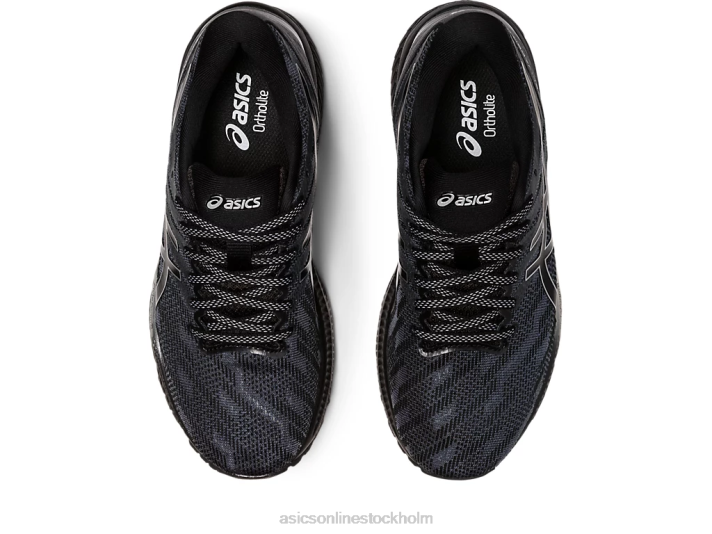 Asics gel-jadeit kvinnor D6D02396 svart/rent silver