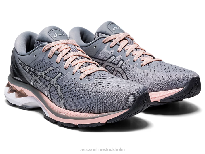 Asics gel-kayano 27 bred kvinnor D6D04154 plåtsten/rent silver
