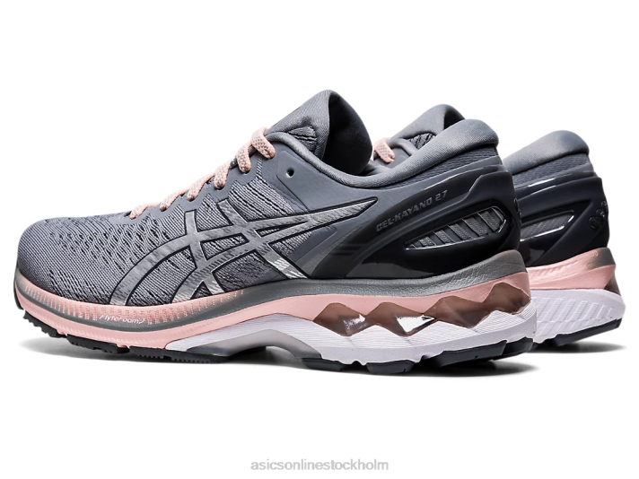 Asics gel-kayano 27 bred kvinnor D6D04154 plåtsten/rent silver