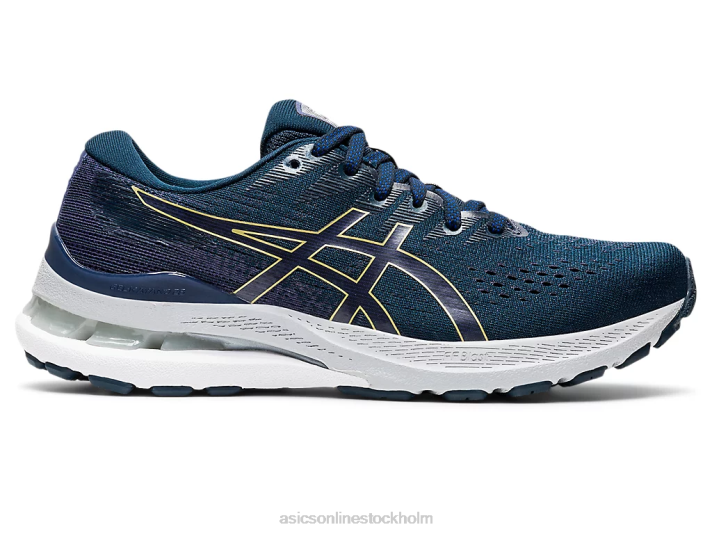 Asics gel-kayano 28 bred kvinnor D6D03892 franskblå/åskblå