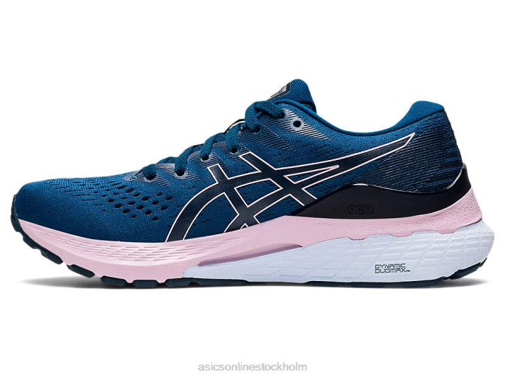Asics gel-kayano 28 kvinnor D6D03537 mako blå/knappt rosa