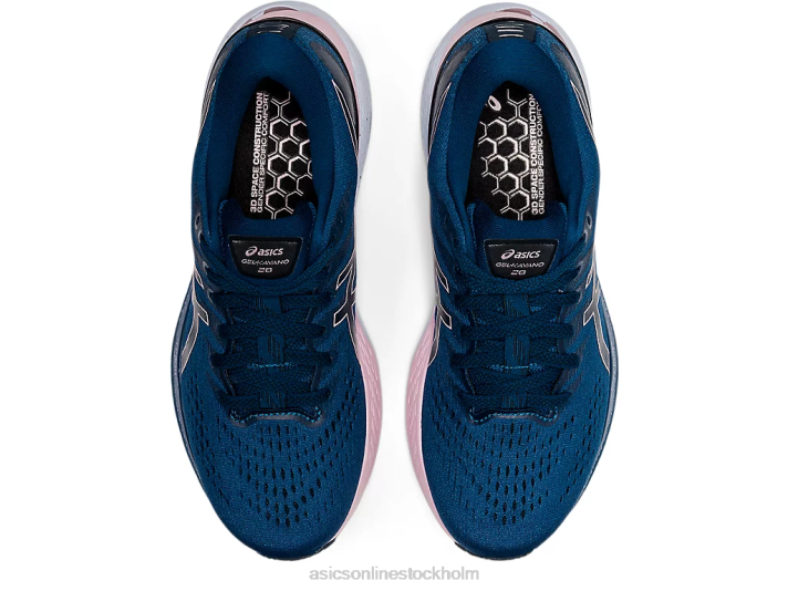 Asics gel-kayano 28 kvinnor D6D03537 mako blå/knappt rosa