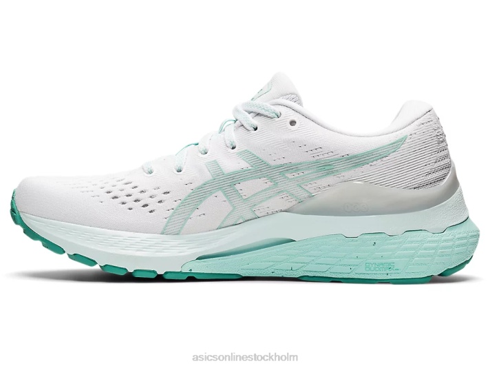 Asics gel-kayano 28 kvinnor D6D03538 vit/oasgrön