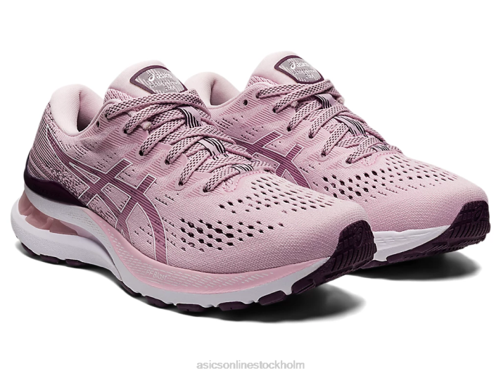 Asics gel-kayano 28 kvinnor D6D03539 knappt rosa/vit