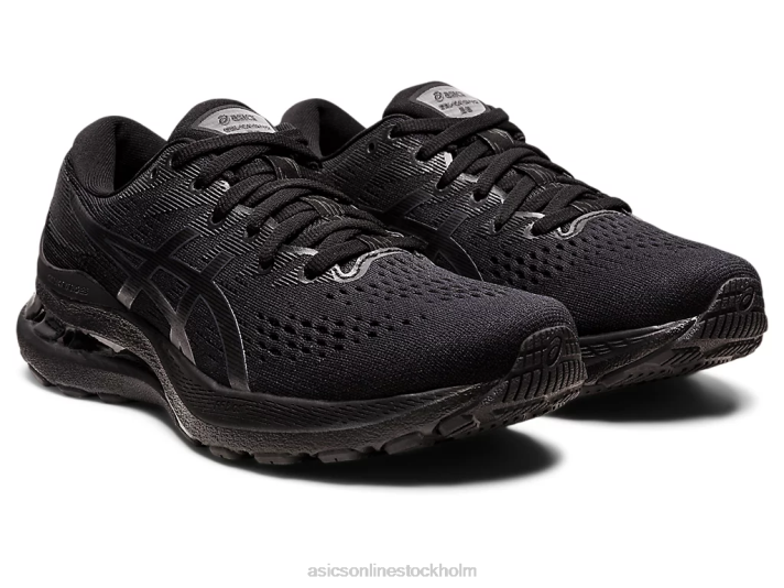 Asics gel-kayano 28 kvinnor D6D03917 svart/grafitgrå