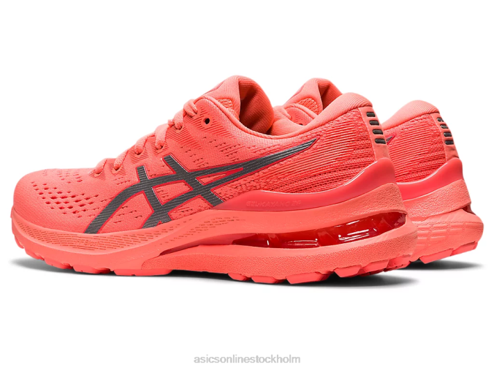 Asics gel-kayano 28 lite-show kvinnor D6D03415 lite show/solkorall