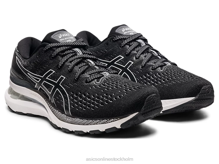 Asics gel-kayano 28 smal kvinnor D6D03866 svart vit