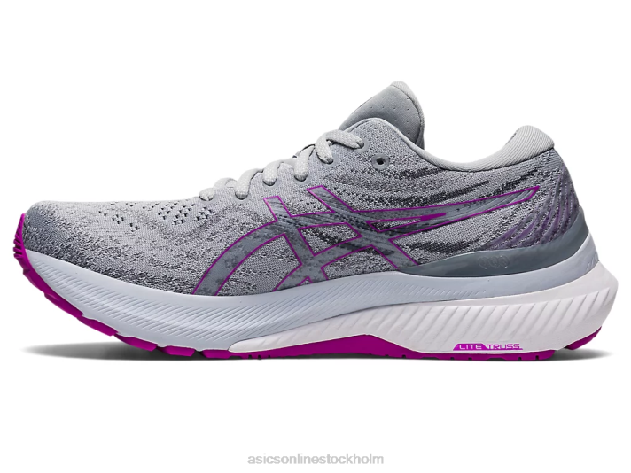 Asics gel-kayano 29 bred kvinnor D6D03128 piemontegrå/orkidé