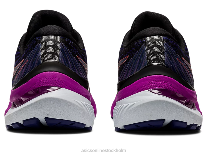 Asics gel-kayano 29 bred kvinnor D6D03134 svart/röd varning