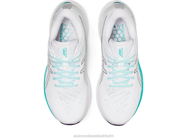 Asics gel-kayano 29 kvinnor D6D02585 vitt/havsglas
