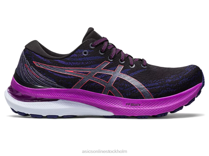 Asics gel-kayano 29 kvinnor D6D03135 svart/röd varning