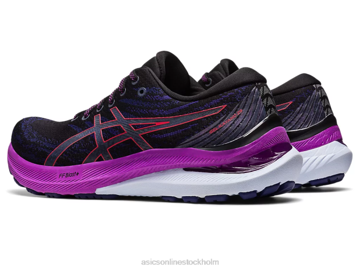 Asics gel-kayano 29 kvinnor D6D03135 svart/röd varning