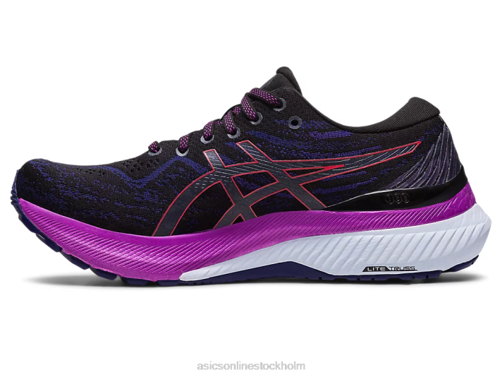 Asics gel-kayano 29 kvinnor D6D03135 svart/röd varning