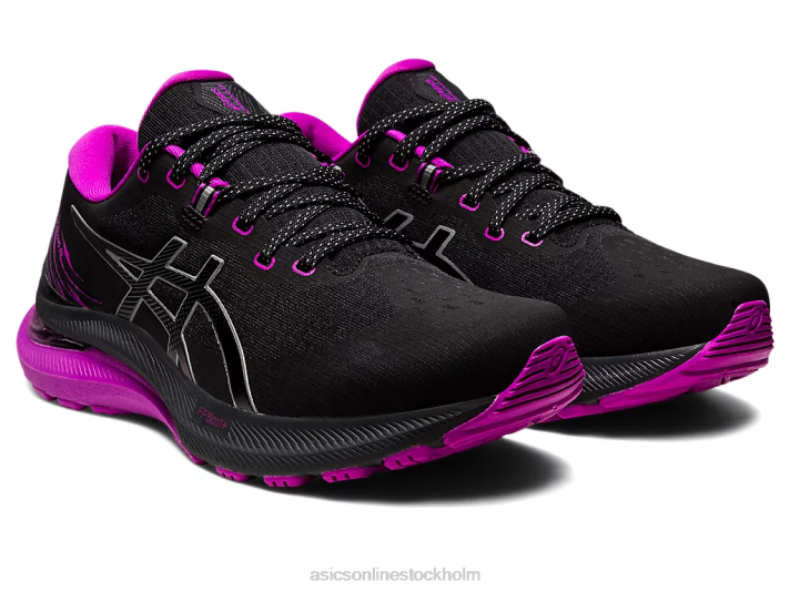 Asics gel-kayano 29 lite-show kvinnor D6D02686 svart/orkidé