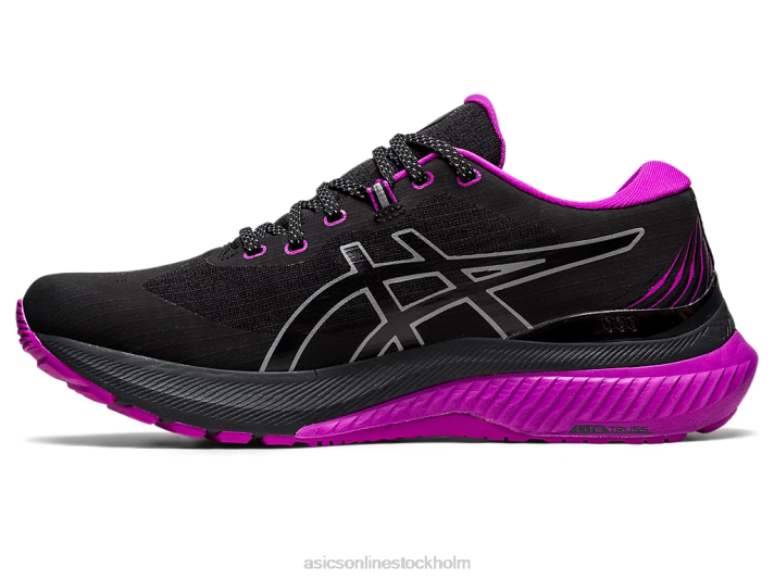 Asics gel-kayano 29 lite-show kvinnor D6D02686 svart/orkidé