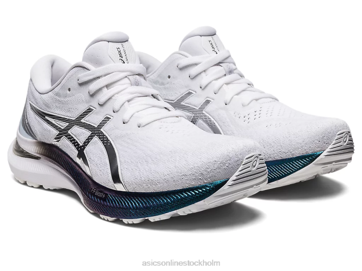 Asics gel-kayano 29 platina kvinnor D6D03132 vit/rent silver