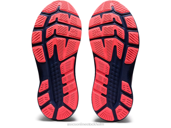 Asics gel-kayano lite 2 kvinnor D6D03861 åskblå/flammande korall
