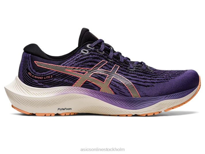 Asics gel-kayano lite 3 kvinnor D6D02619 dammig lila/sommardyn