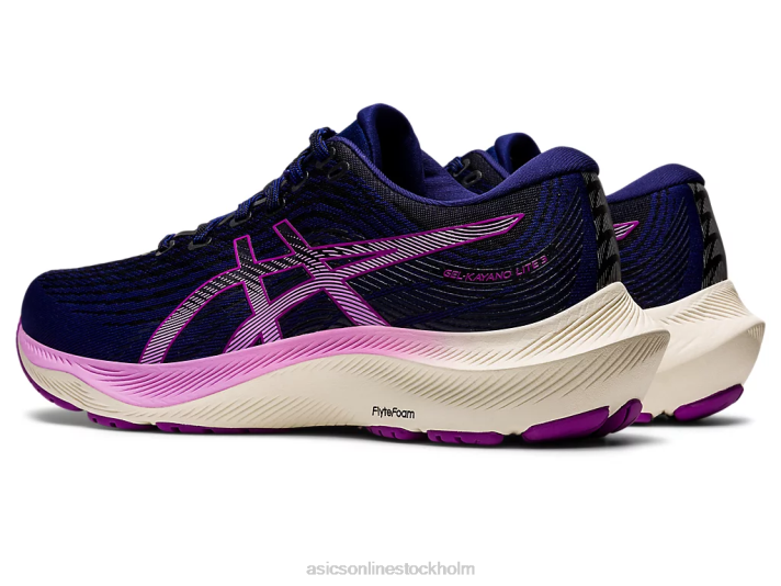 Asics gel-kayano lite 3 kvinnor D6D02760 dyk blå/orkidé