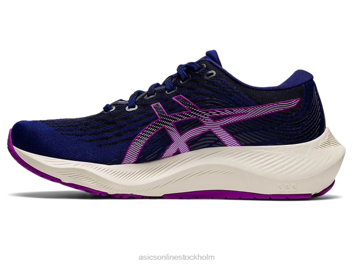 Asics gel-kayano lite 3 kvinnor D6D02760 dyk blå/orkidé
