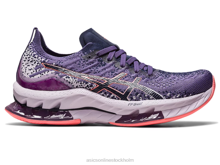 Asics gel-kinsei blast kvinnor D6D02419 dammig lila/papaja