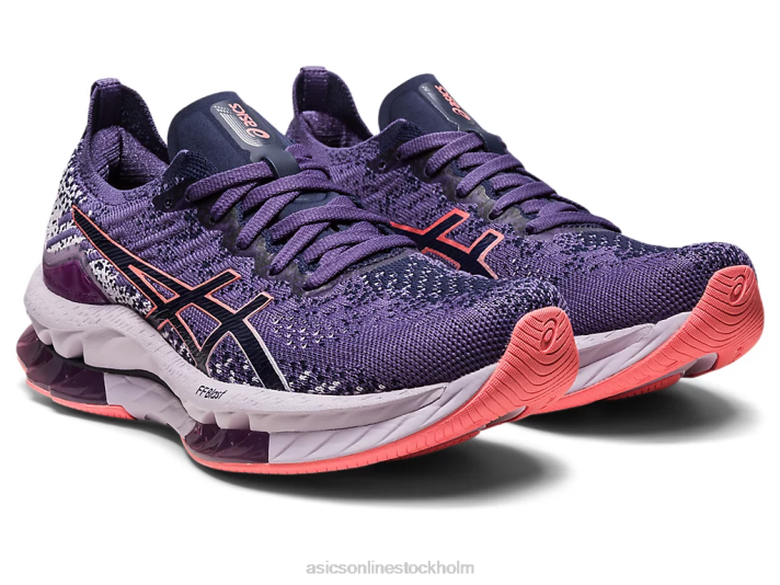 Asics gel-kinsei blast kvinnor D6D02419 dammig lila/papaja