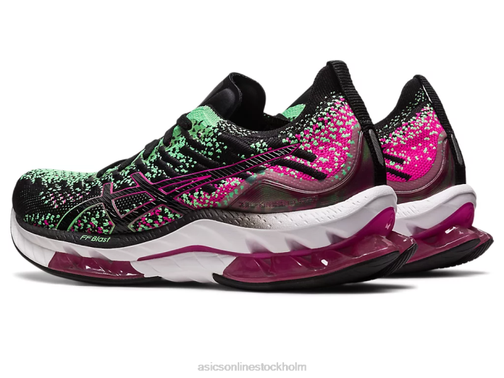 Asics gel-kinsei blast kvinnor D6D02581 svart/rosa rave