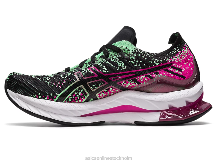 Asics gel-kinsei blast kvinnor D6D02581 svart/rosa rave
