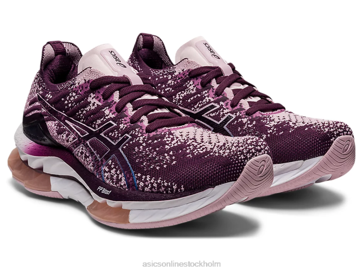 Asics gel-kinsei blast kvinnor D6D03607 djupt plommon/knappt rosa