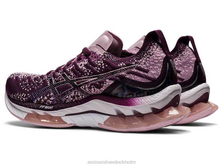 Asics gel-kinsei blast kvinnor D6D03607 djupt plommon/knappt rosa