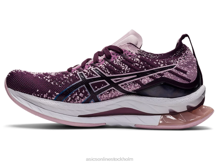 Asics gel-kinsei blast kvinnor D6D03607 djupt plommon/knappt rosa