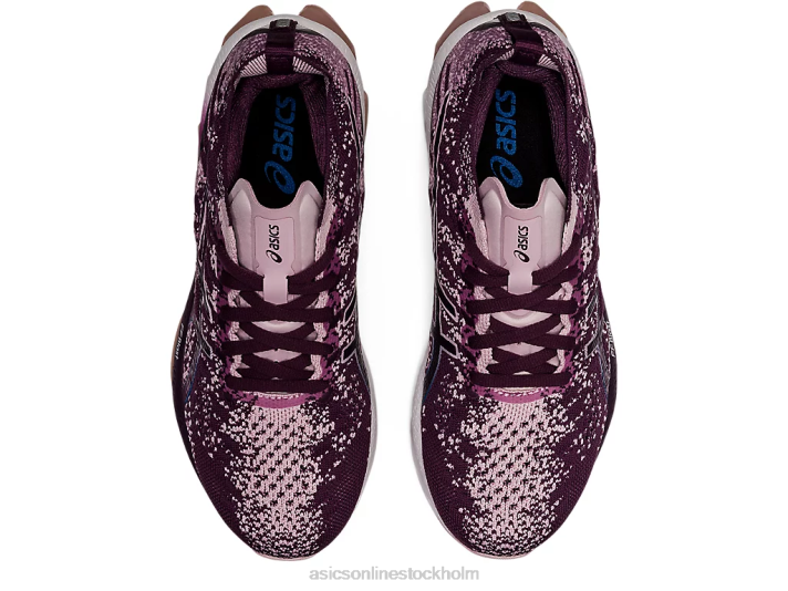 Asics gel-kinsei blast kvinnor D6D03607 djupt plommon/knappt rosa