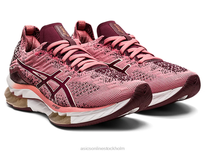 Asics gel-kinsei blast kvinnor D6D03680 smokey rose/deep mars