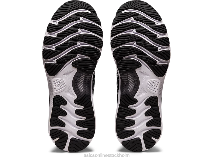 Asics gel-nimbus 23 bred kvinnor D6D04011 svart vit