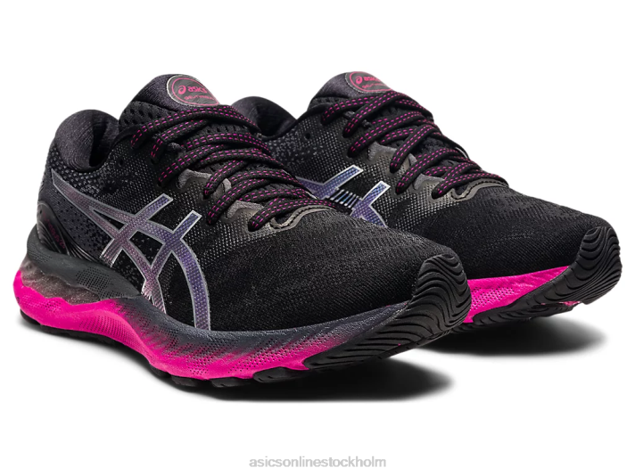 Asics gel-nimbus 23 kvinnor D6D03874 svart/rent silver
