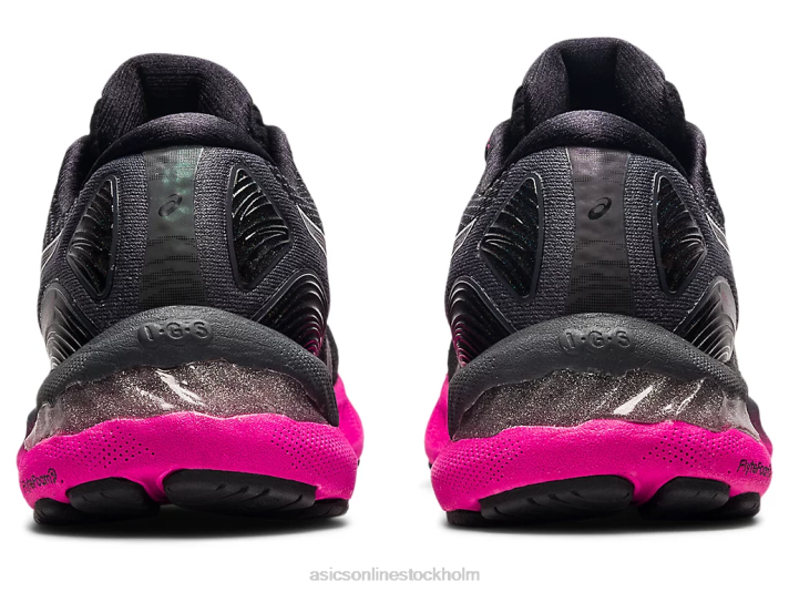 Asics gel-nimbus 23 kvinnor D6D03874 svart/rent silver