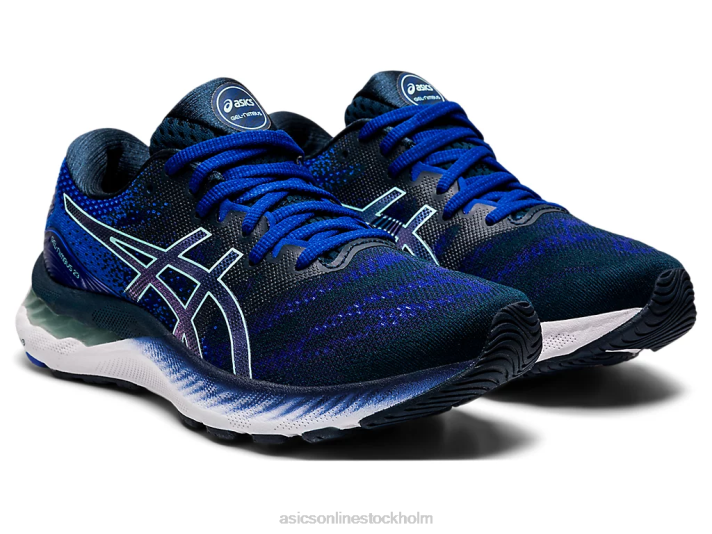 Asics gel-nimbus 23 kvinnor D6D03899 fransk blå/färsk is