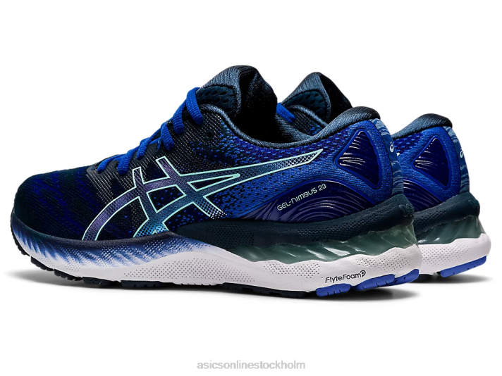 Asics gel-nimbus 23 kvinnor D6D03899 fransk blå/färsk is