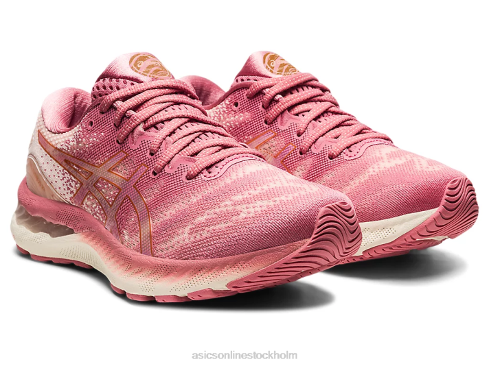 Asics gel-nimbus 23 kvinnor D6D03900 smokey rose/ren brons